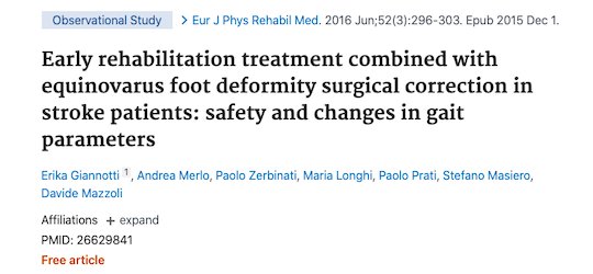 early rehabilitation after surgery